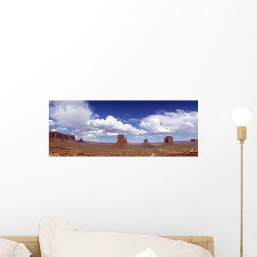 Glove Buttes And Clouds Wall Mural