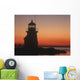 Lighthouse At Sunrise Wall Mural