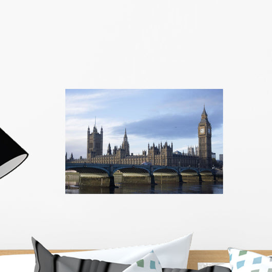 The Parliament Square And The Thames In London Wall Mural