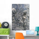 Frost Crystals On A Window Wall Mural
