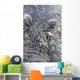 Frost Crystals On A Window Wall Mural