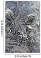 Frost Crystals On A Window Wall Mural