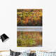 Reflection Of Autumn Colors In A Lake Wall Mural
