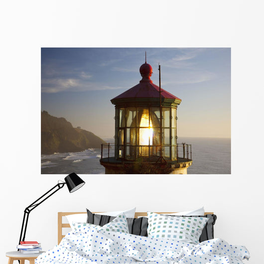 Heceta Head Lighthouse Along The Oregon Coast Wall Mural