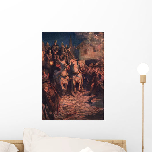 Fire Wall Mural