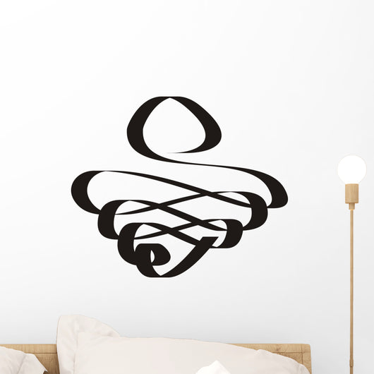 Abstract Calligraphy Wall Decal