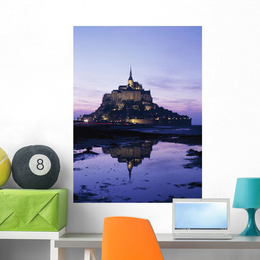 Mance Mont St Michel,Brittany,France Wall Mural