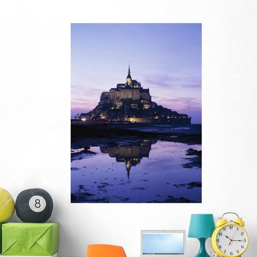 Mance Mont St Michel,Brittany,France Wall Mural