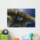 Eiffel Tower At Night,Directly Below, Paris,France Wall Mural