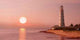 Lighthouse and Sunset Wall Decal