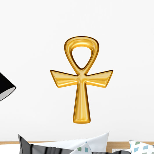 Isolated Egyptian Ankh Wall Decal