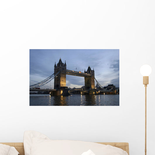 Tower Bridge And River Thames At Dusk, London,England,Uk Wall Mural