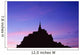Mont St Michel At Sunset Wall Mural
