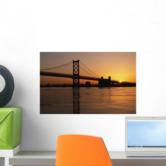 Benjamin Franklin Bridge Wall Mural