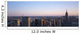 Panoramic View Of Manhattan Wall Mural