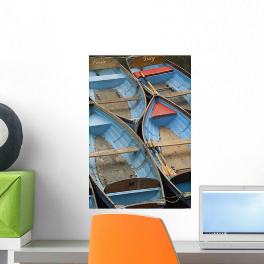 River Boats Wall Mural