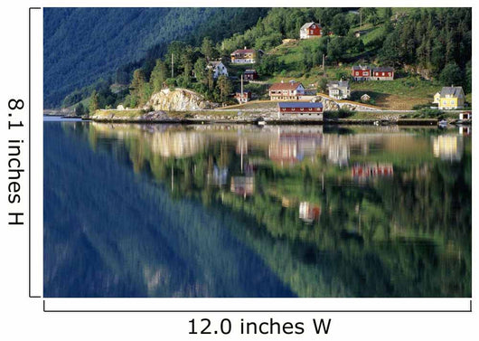 Mountain Reflected In Lake Wall Mural