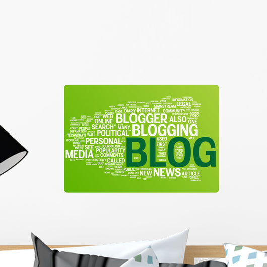 Blog Word Cloud Illustration