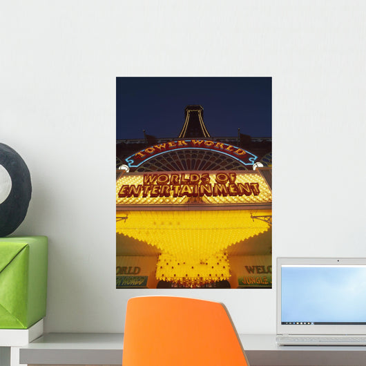 Tower World Worlds Of Entertainment Wall Mural