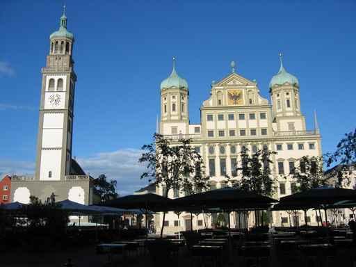 Rathausplatz Augsburg Wall Decal