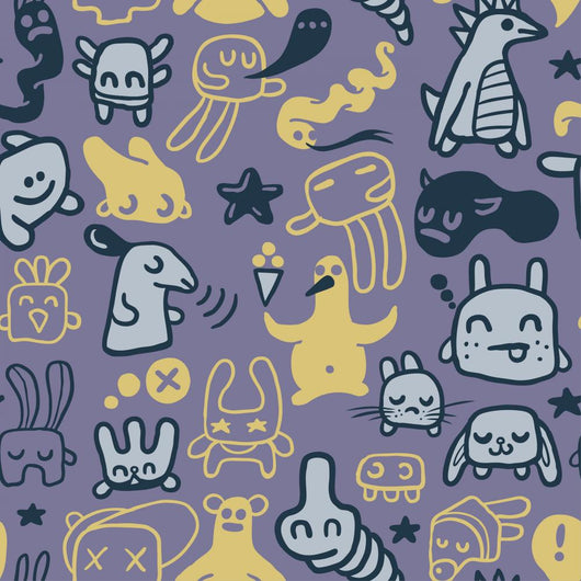 Seamless Funny Doodles