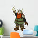 Toasting Dwarf Viking Wall Decal