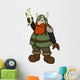 Toasting Dwarf Viking Wall Decal