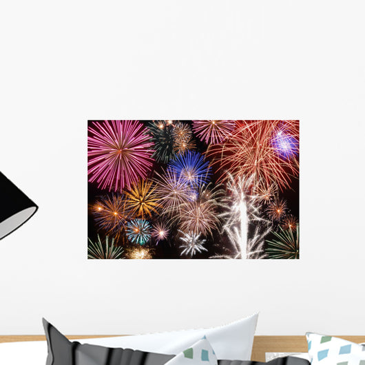 Fireworks Display Wall Mural