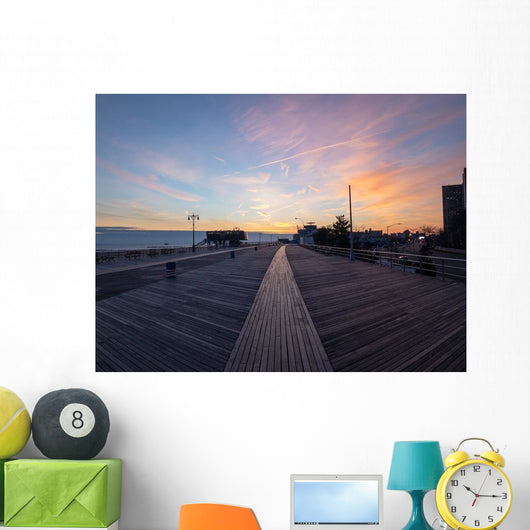Coney Island Sunset Brooklyn Wall Decal