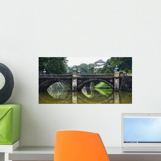 Nijubashi Bridge At Imperial Palace Wall Mural
