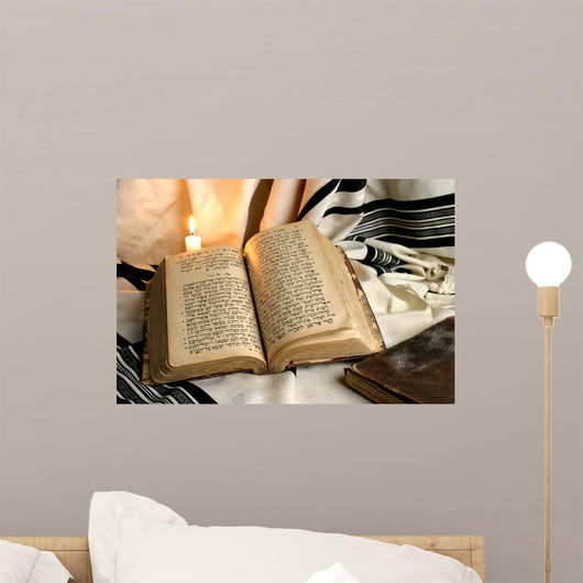 Old Jewish Book Wall Mural