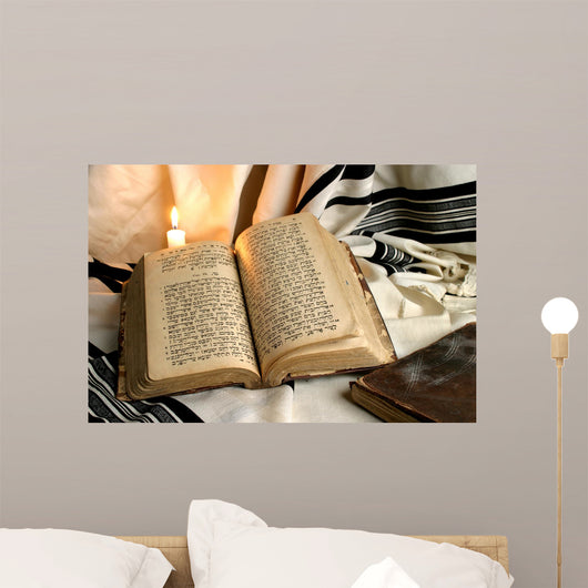 Old Jewish Book Wall Mural