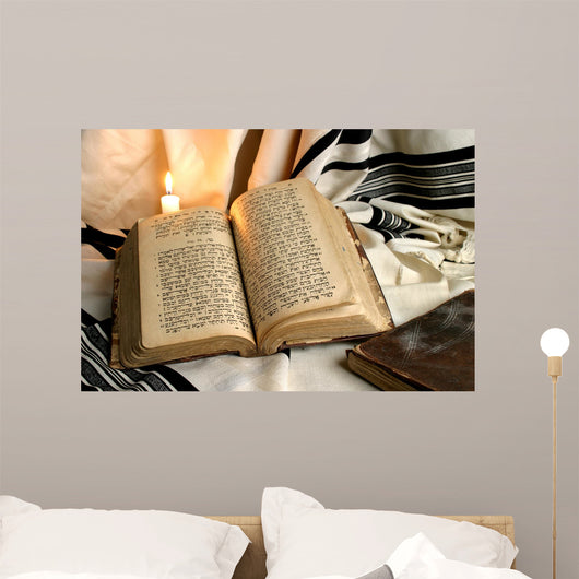 Old Jewish Book Wall Mural