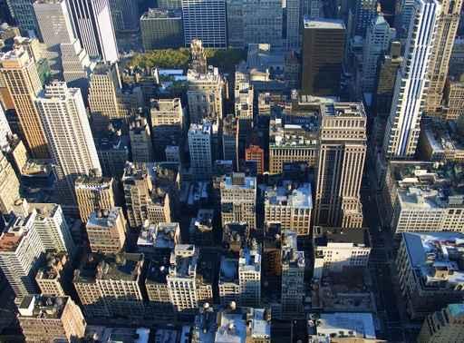 5th Avenue from above Wall Decal