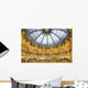 Domed Central Area Of Galeries Lafayette, Paris, France Wall Mural