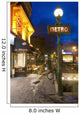 Maubert-Mutualite Metro Station And Cafe At Dawn Wall Mural