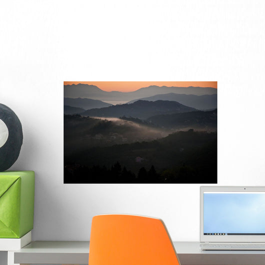 View Of Cinque Terra National Park At Sunrise Liguria, Italy Wall Mural