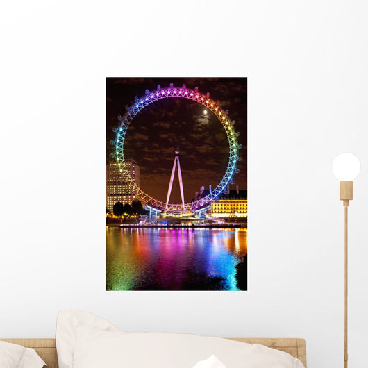 Big Wheel Aka London Eye Wall Mural