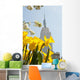 Views Of The Empire State Building And Flowers In Springtime Wall Mural