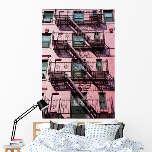 Traditional Apartments Building In Soho, Manhattan, New York, Usa Wall Mural