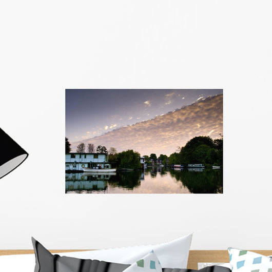 River Thames Cloud, Surrey, Uk Wall Mural