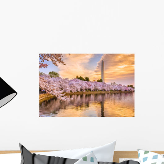 Washington DC Spring Cherry Blossoms Wall Decal