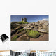 Minard Castle And Rocky Beach Wall Mural