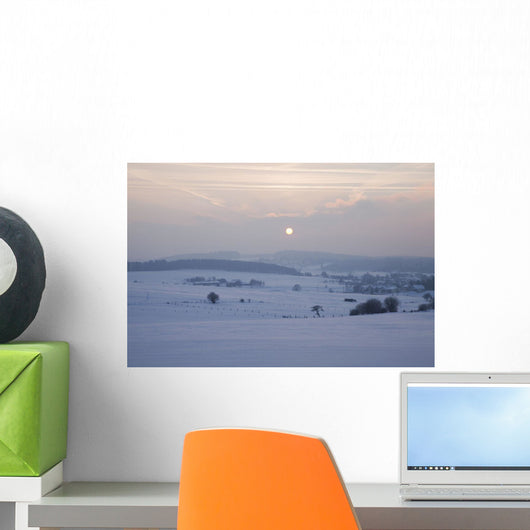 Winter Sunrise Wall Mural