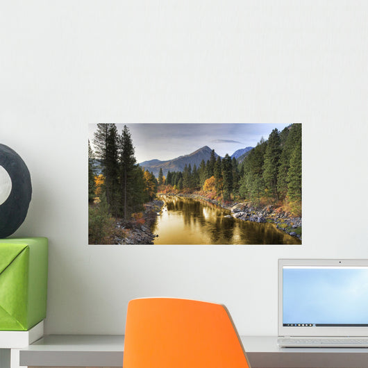 'River Of Gold', Icicle River Wall Mural
