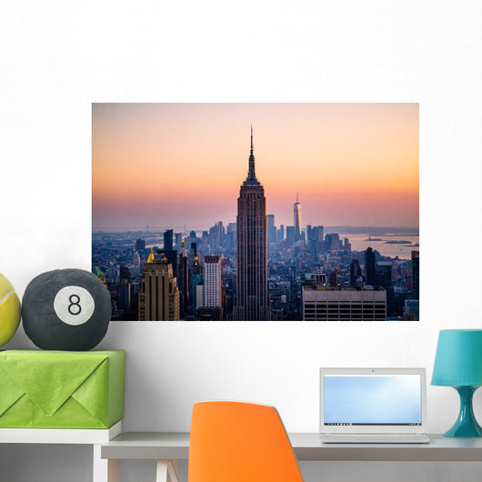 Panorama Manhattan Skyline Wall Decal