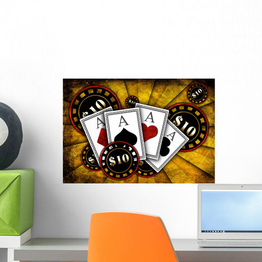 poker Wall Mural