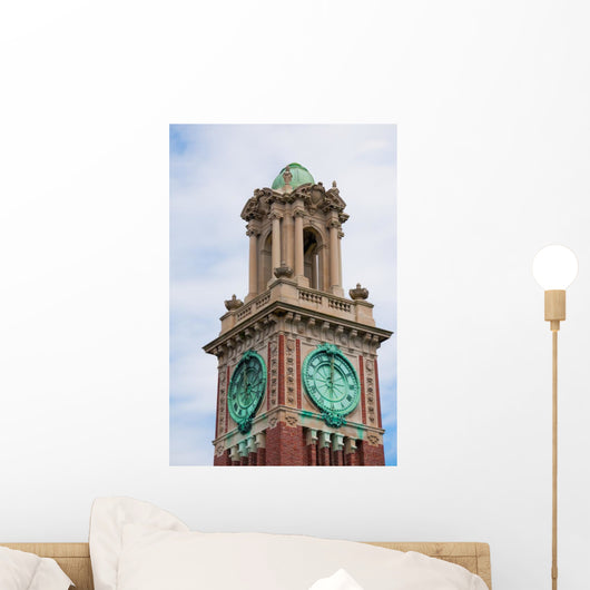 Brown University Clock Tower Wall Mural