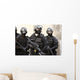 SWAT officer in full tactical gear. Wall Mural