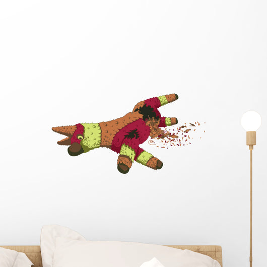 Pinata on the ground Wall Decal